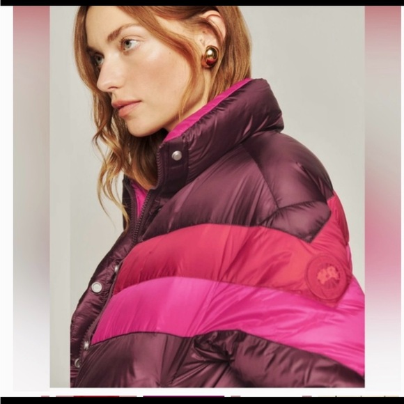 Women's Canada Goose Mila Reversible Puffer Jacket - Picture 3 of 5